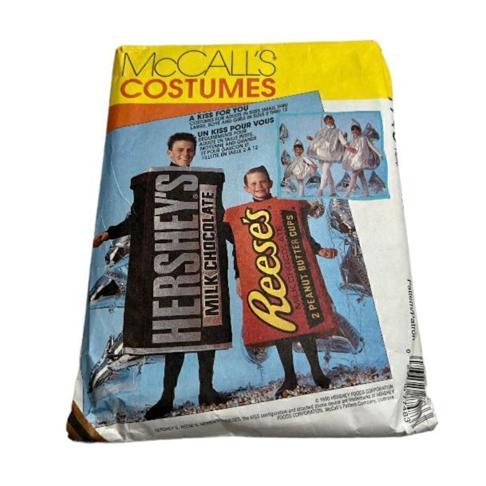 McCall’s costumes Hershey Candy patterns